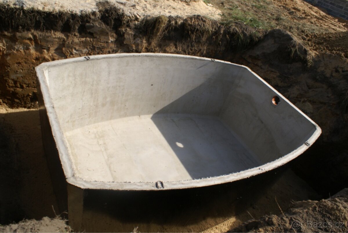 10m3 betonová jímka, nádrž, žumpa,retenční nádrž - 4
