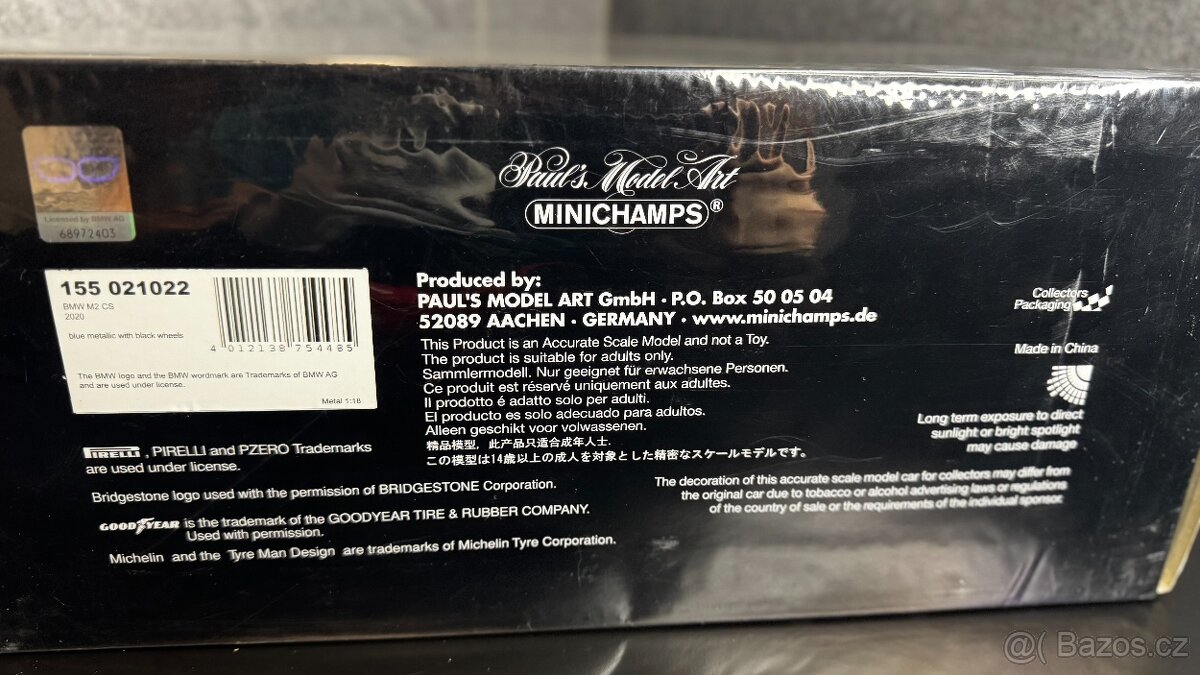 BMW M2 CS 2020 Minichamps model 1:18 - 4