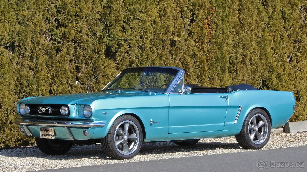 1965 FORD MUSTANG CABRIO V8 4-SPEED MANUAL KRASAVEC