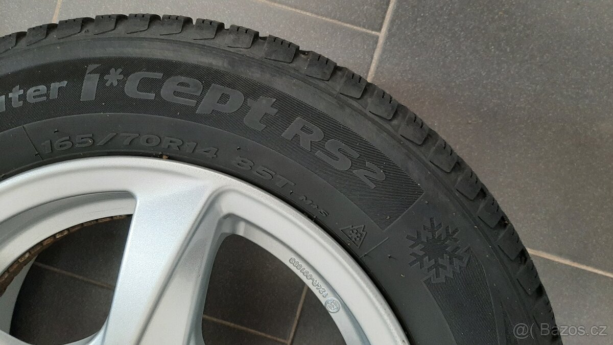 Alu kola-Pneu zimní škoda Citigo-VW UP-Seat M - 4