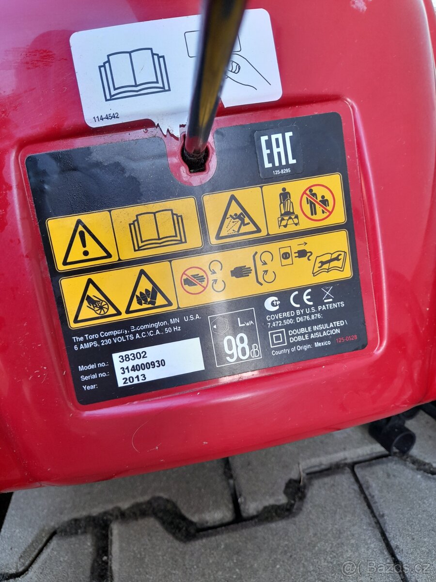 Elektricka snehova freza TORO 1800 POWERCURVE 45CM - 4