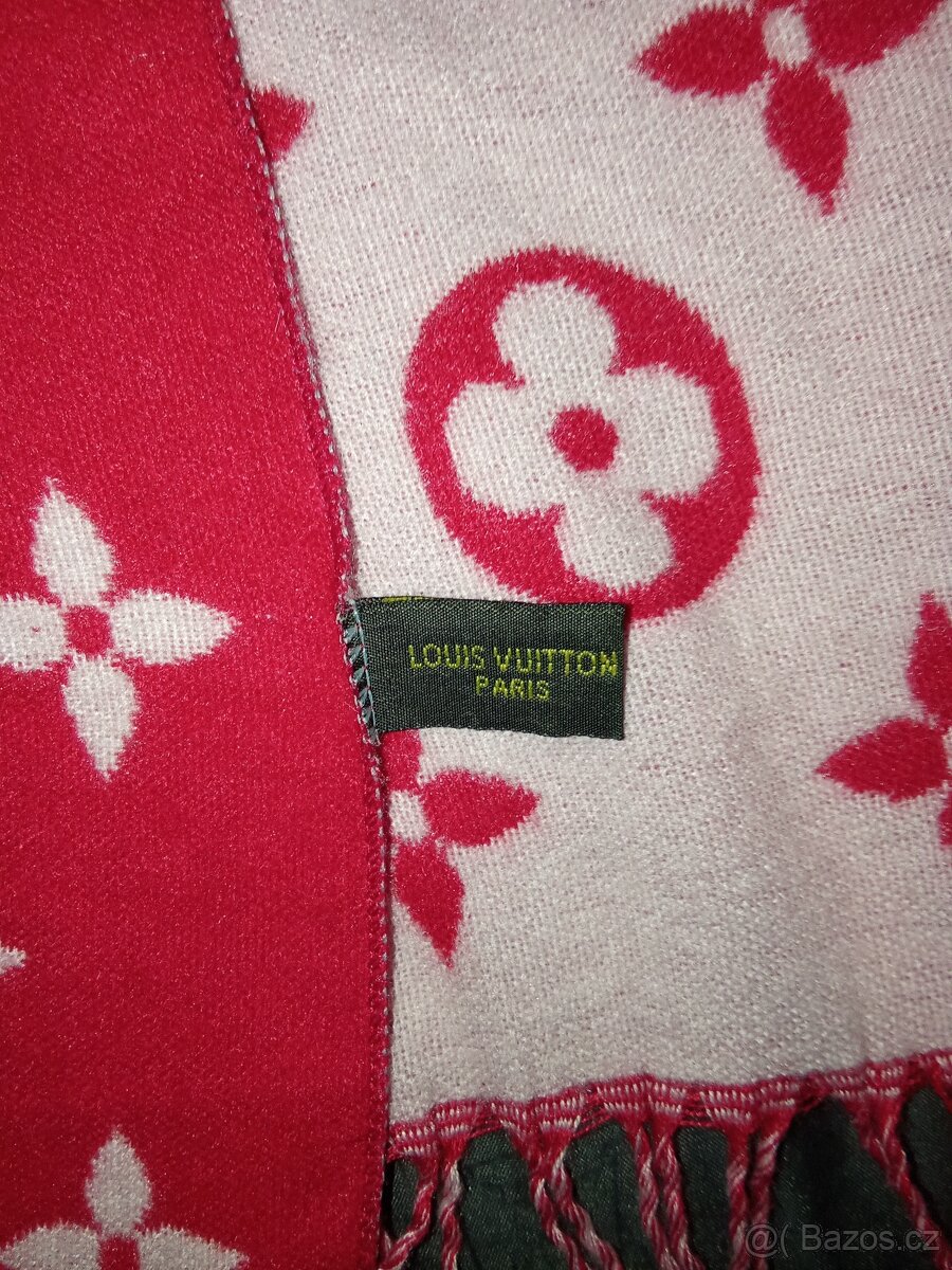 Velká šála Louis Vuitton Supreme - 4
