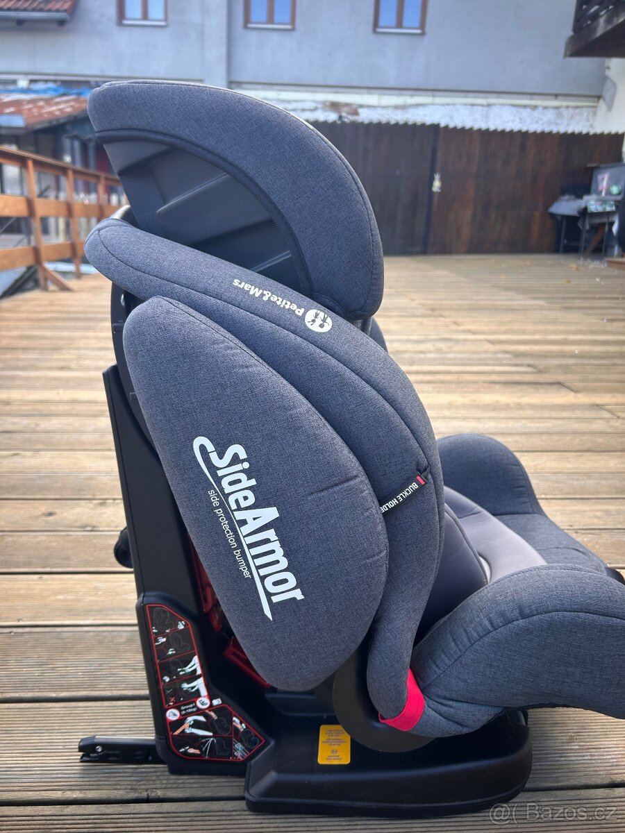 Autosedačka Prime II Isofix Grey 9-36 kg Petite&Mars - 4
