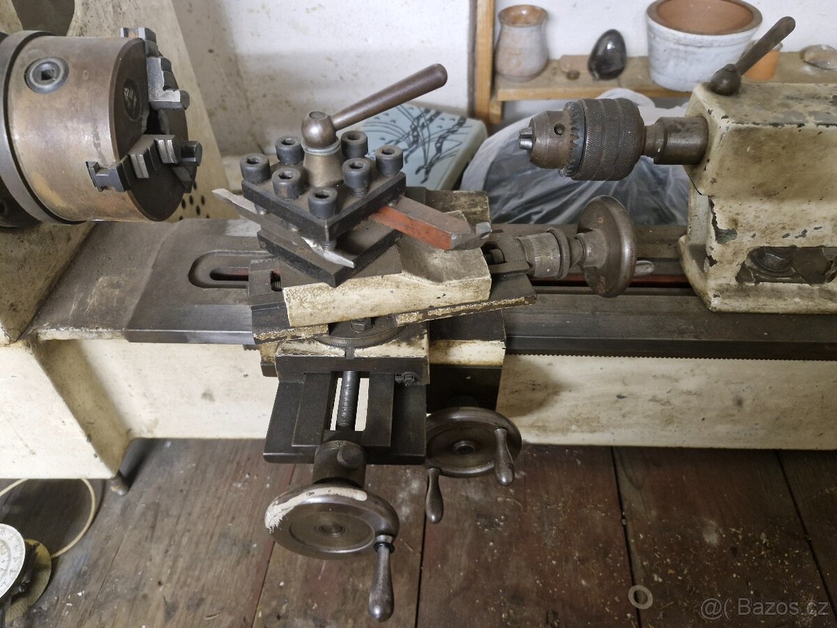 Profi stolní soustruh na kov - výrobce ČKD - 4