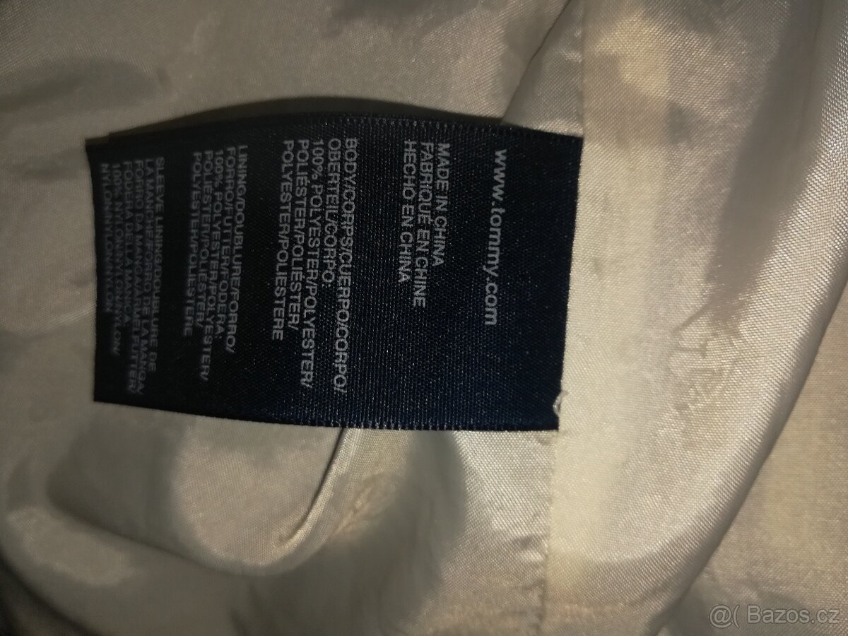 JARNÍ/PODZIMNÍ LEHKÁ BUNDA TOMMY HILFIGER VELIKOST L - 4