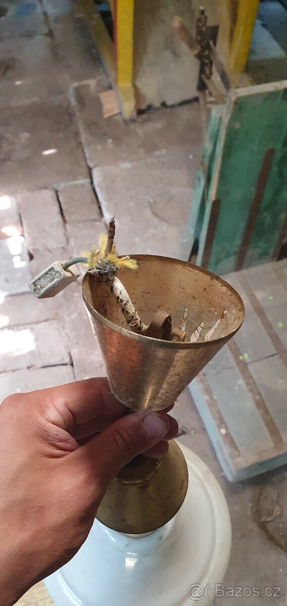 Starý stahovací závěsný lustr - 4