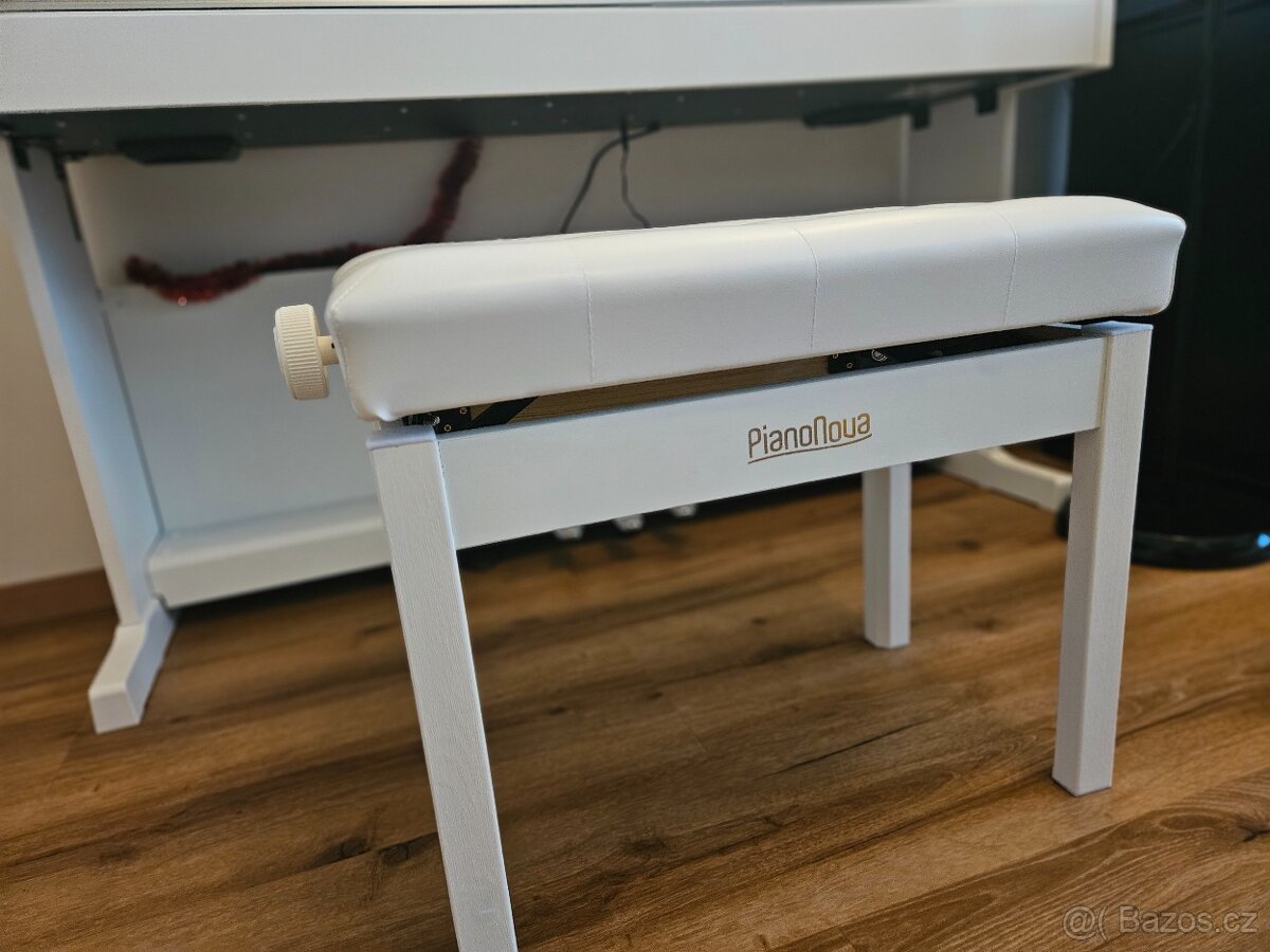 Dřevěná stolička ke klavíru Pianonova - 4