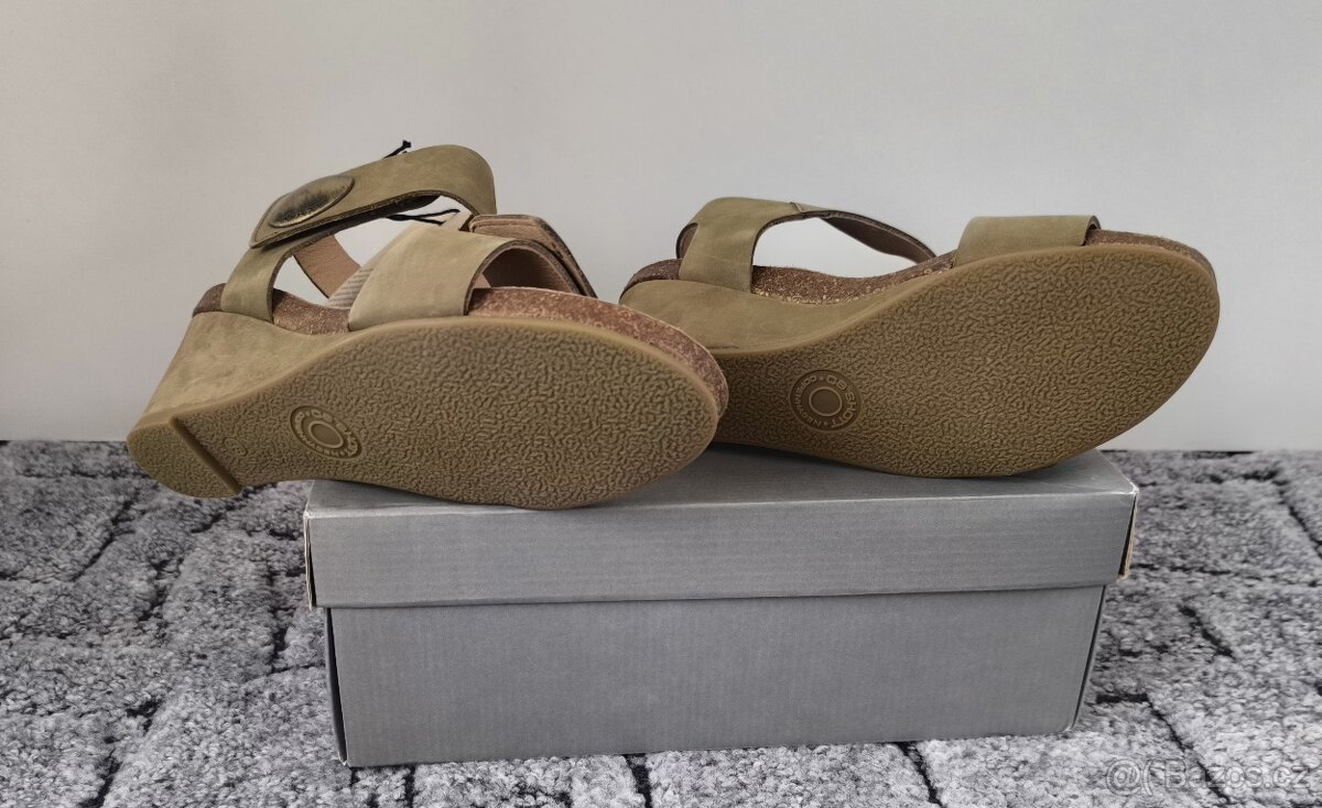 Nové Sandály na klínku dámské Ca’Shott Copenhagen - 4