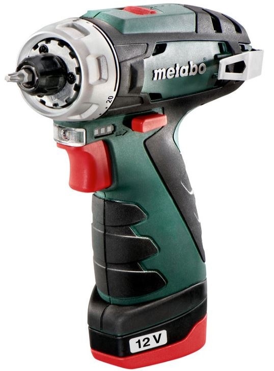 Metabo Aku vrtací šroubovák PowerMaxx BS Basic, 12 V+bity - 4