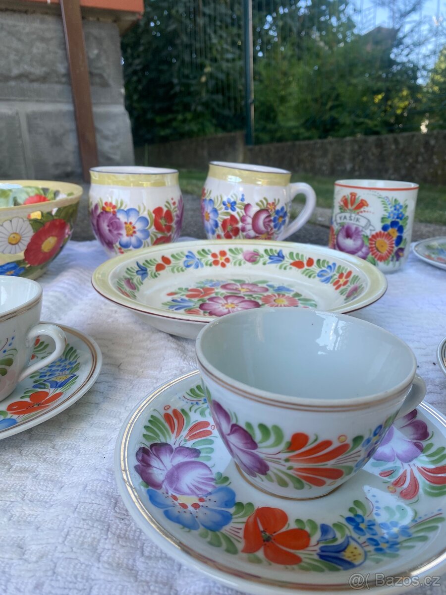 Chodská keramika - 18 ks - 4