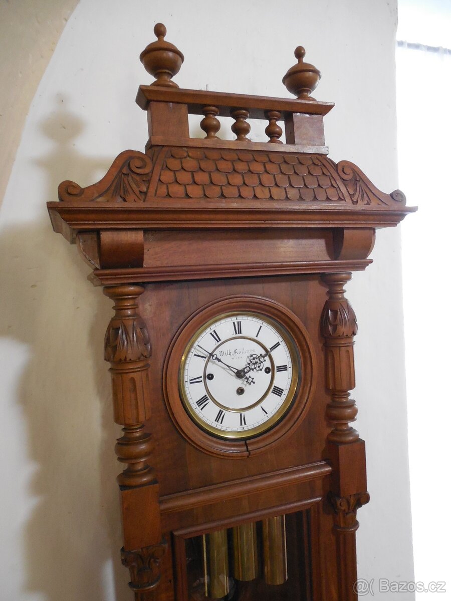 Hodiny čtvrťové pendlovky Wien - 4