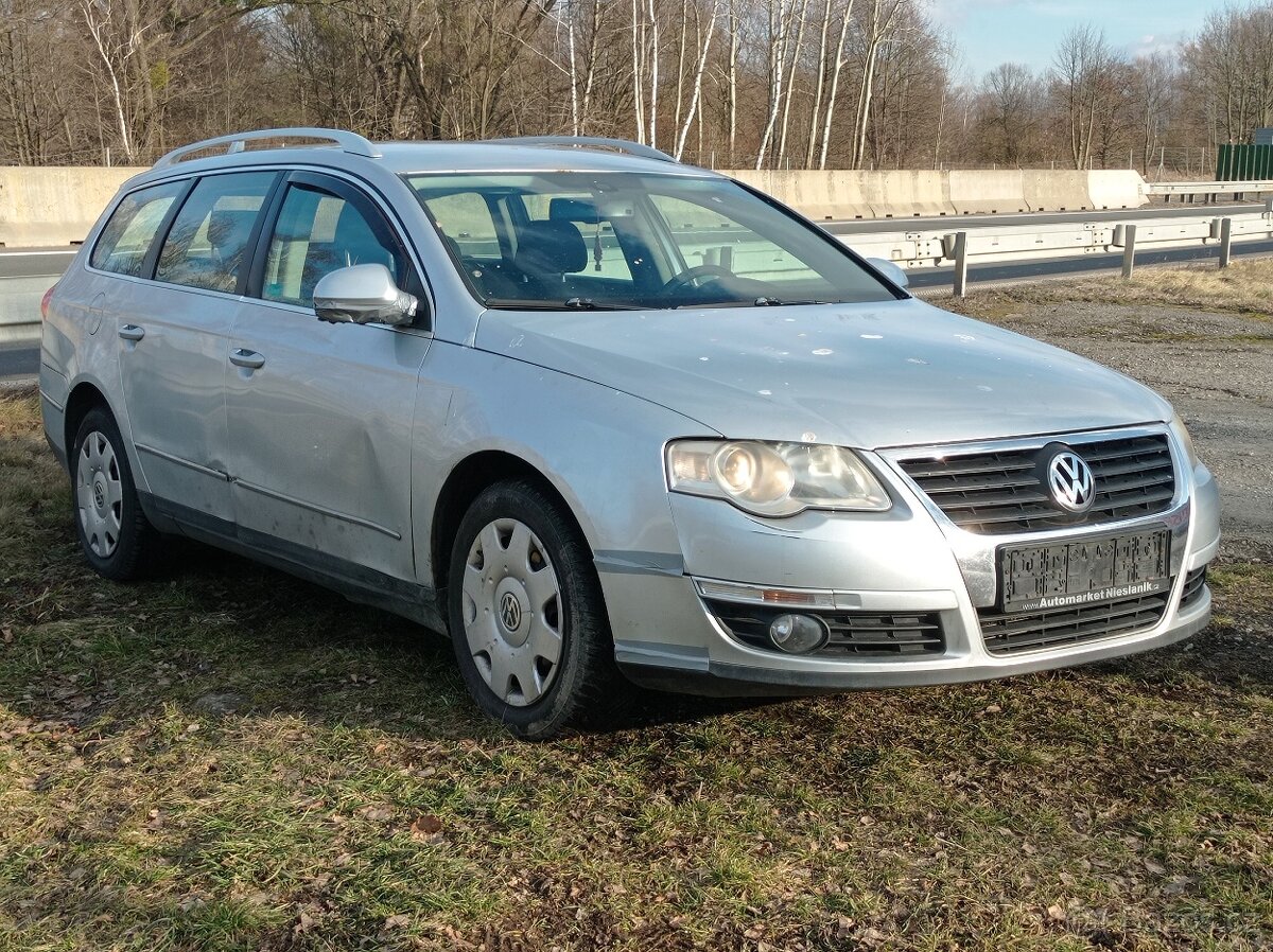 VW Passat B6 stříbrná a černá 3.2 V6 184kw náhradní díly - 4