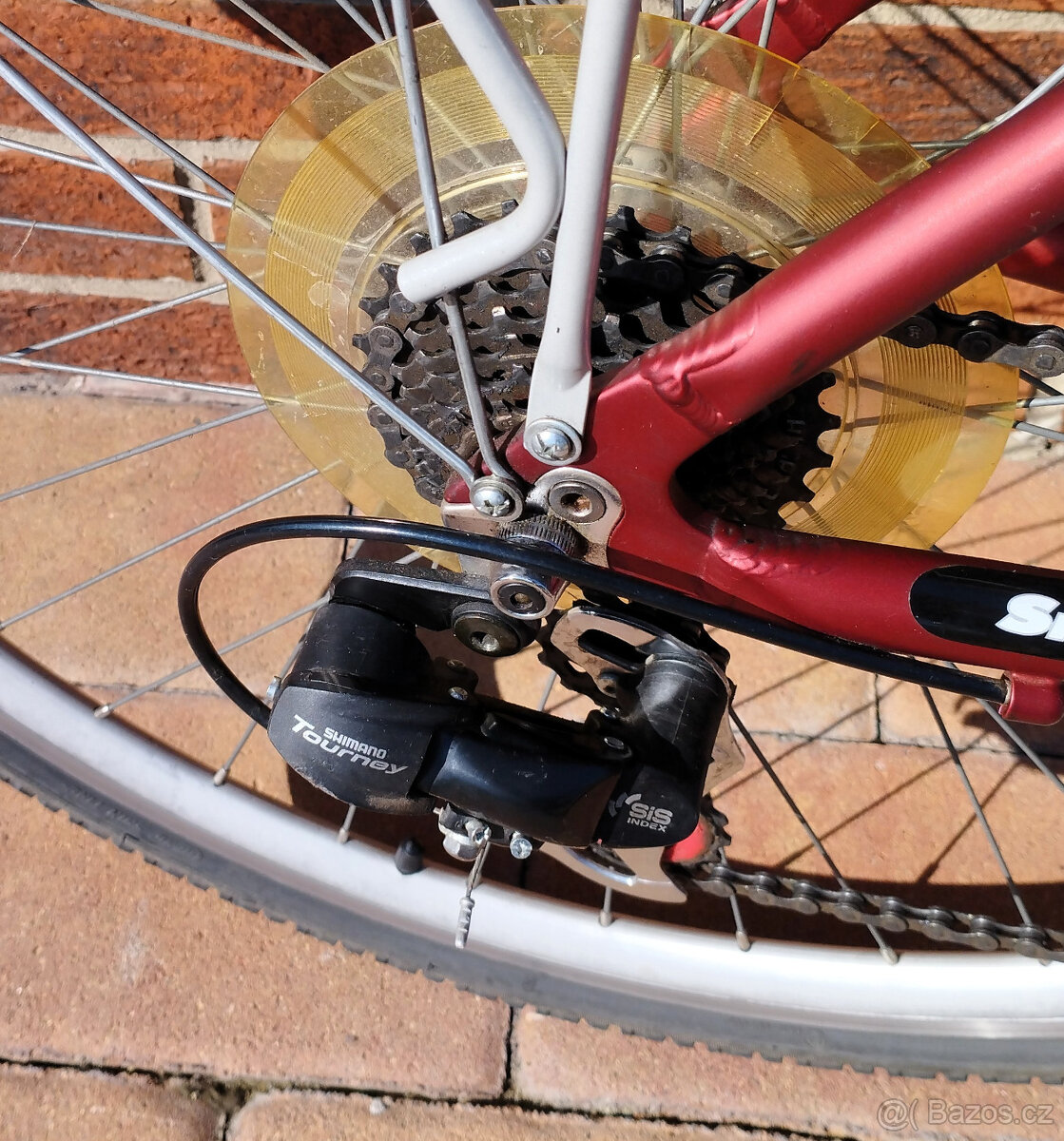 Trekové kolo Sprinter červené - 4