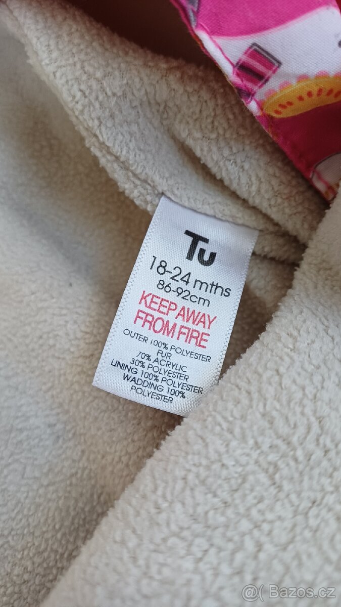 Krásná zimní kombinéza pro holčičku - 4