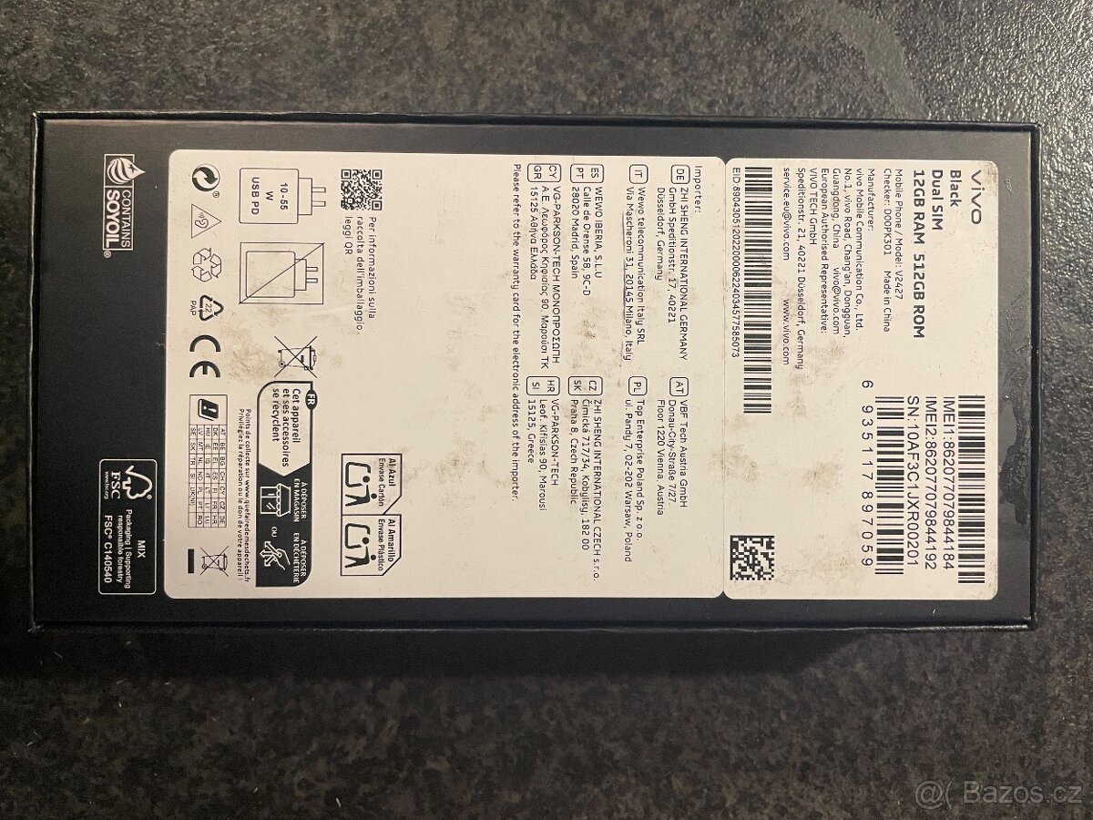 Vivo V50 5G 12 GB / 512 GB černý - 4