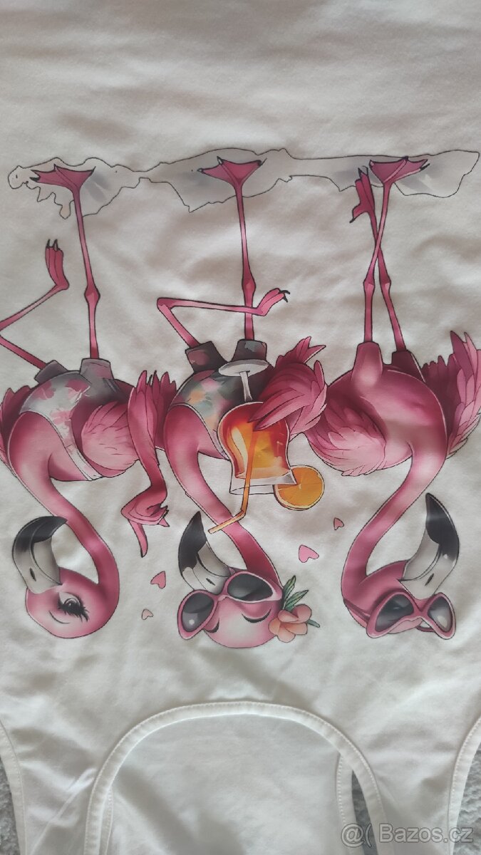 Tílko top s plameňáky - 4