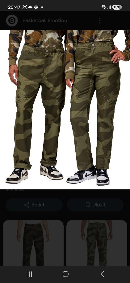 Nové juniorské kapsáče Nike Jordan vel. S, Levně - 4