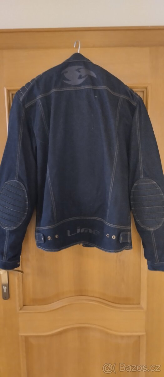 Motorkářská jeans bunda - 4