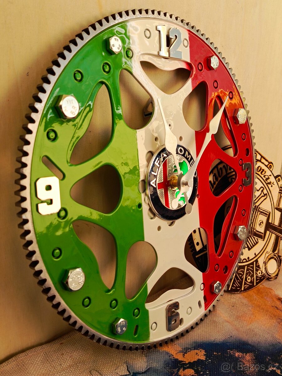 ALFA ROMEO hodiny ze setrvačníku - Autonábytek Kovář - 4