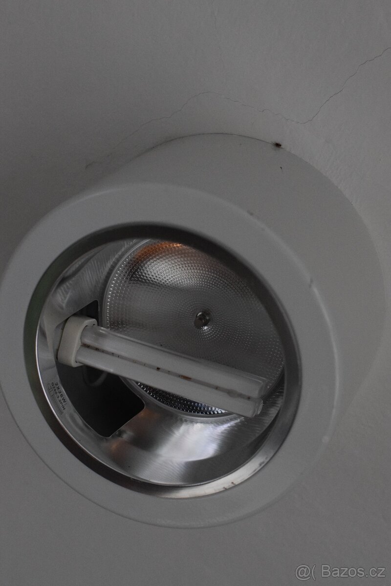 bílé stropní světlo dva kusy - 4