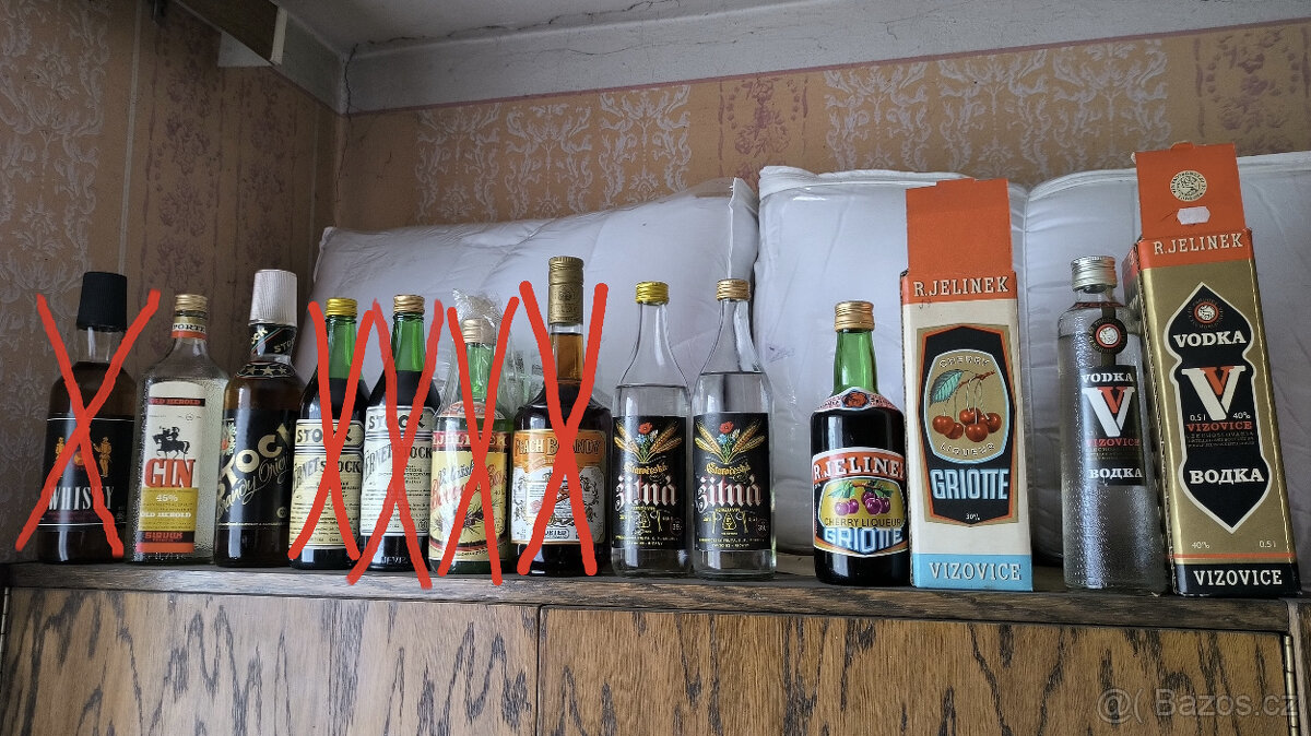 Alkohol - vodka, griotte, myslivec, žitná, režná, gin - 4