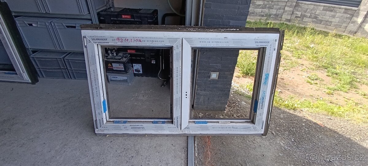 Okno plastové Vekra 145,5 x 86, 5 (150 x 90) dvoukřídlé - 4