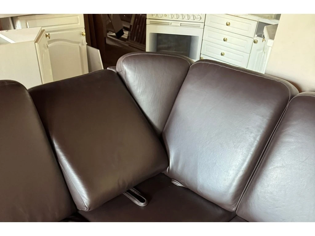 Moderní kožená sedačka ve tvaru U,4976 - 4