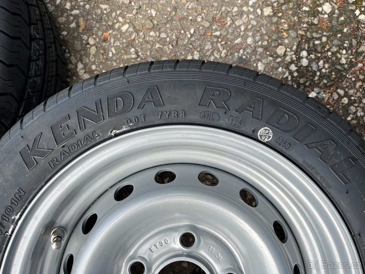Kola 195/50R13C 104/101N 6Jx13 H2 ET30 5 x 112 nejetá - 4
