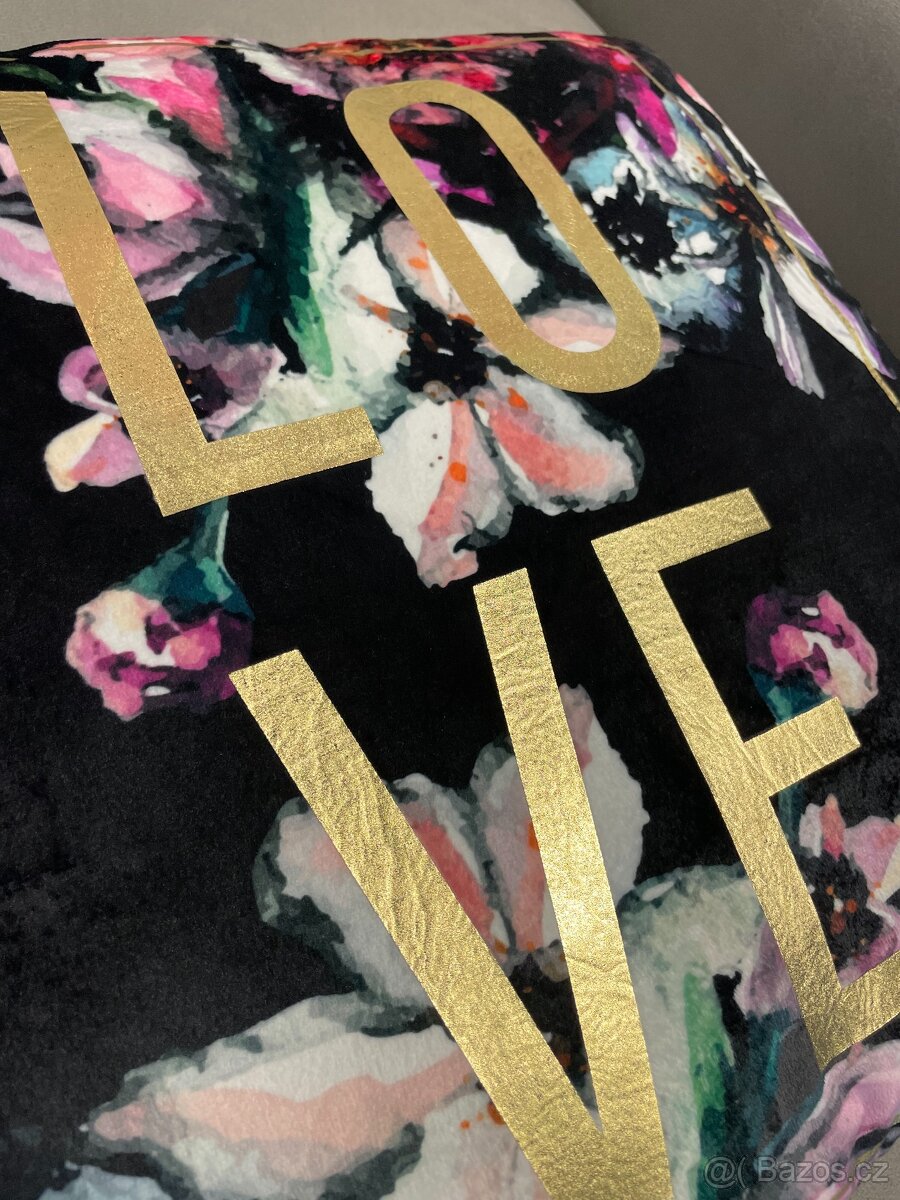 DEKORATIVNÍ POLŠTÁŘ + OBRAZ LOVE - nové - 4