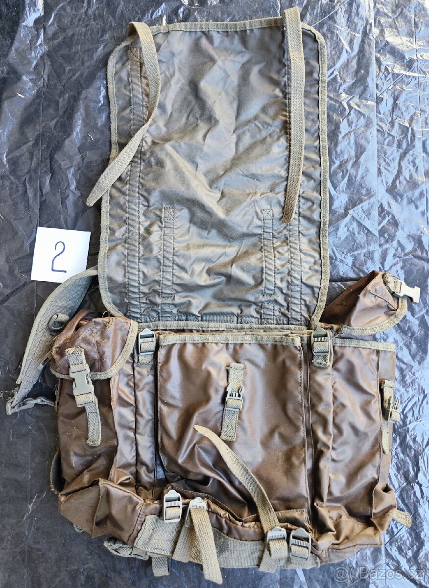 Staré trampské batohy a brašny - Pogumované - 4