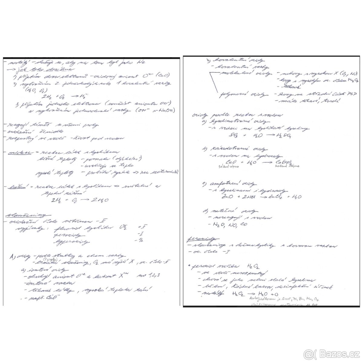 Maturitní otázky - chemie - 4