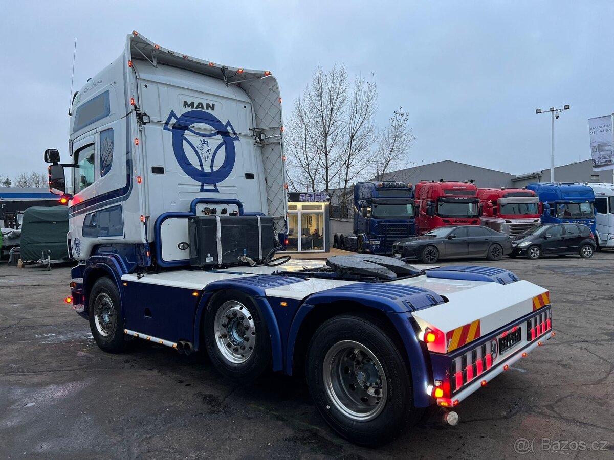 Scania R620 V8 6x2 TOPLINE OPTICRUISE HYDRAULIK EURO IV natá - 4