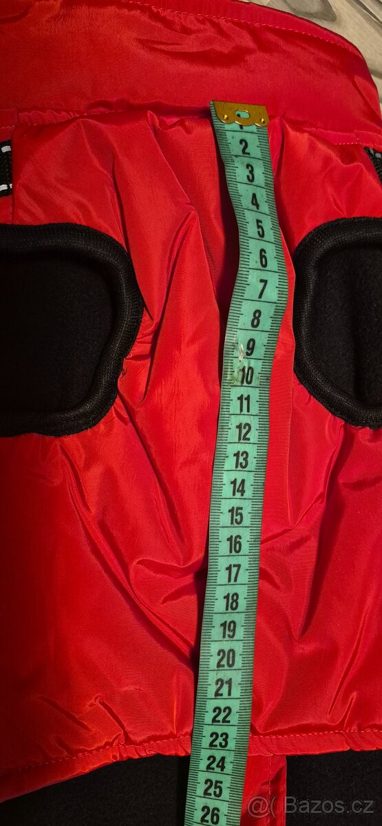 Zimní bundička pro psa,vespod fleesová,teplá,vel.L - 4