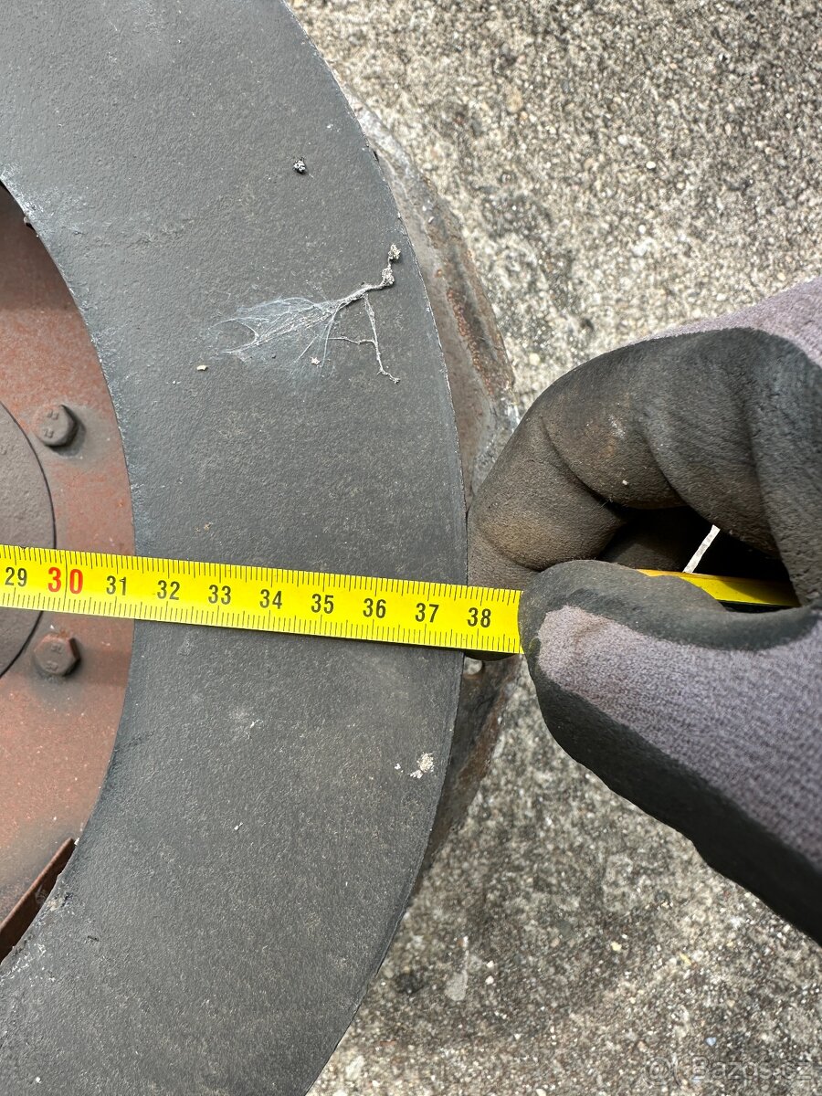 Ventilátor přírubový elektromotor 0,55kw 3f 380v - 4