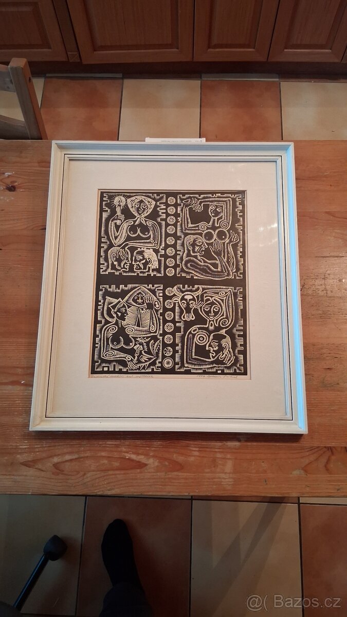 Bohumír Prihel - Drevoryt - 4