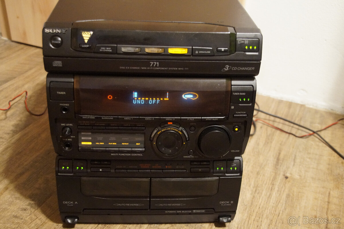 SONY HCD H771 3CD kazeta, Repro - 4