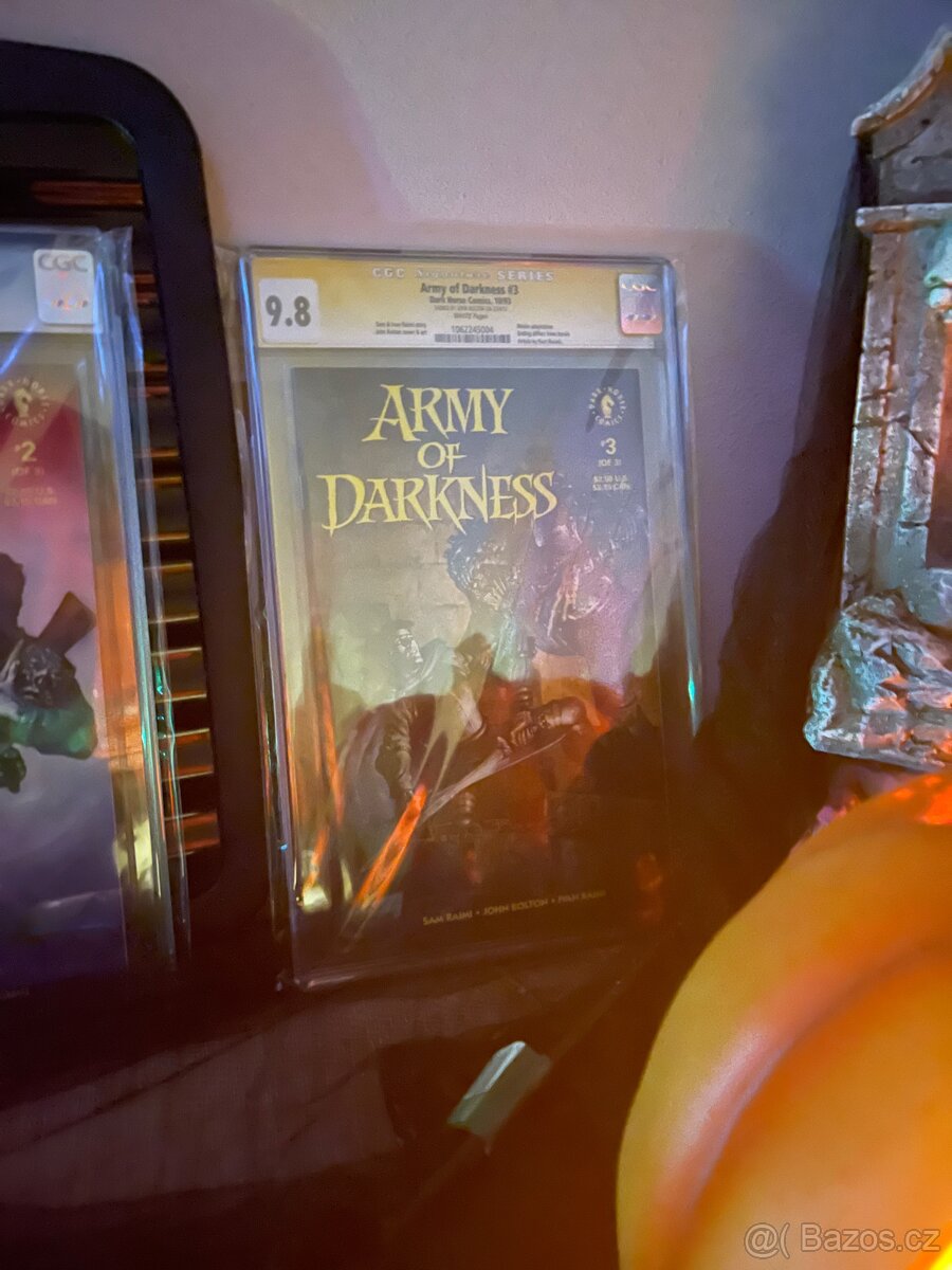 Série Army of Darkness #1-3 CGC 9.8 - podpis John Bolton - 4