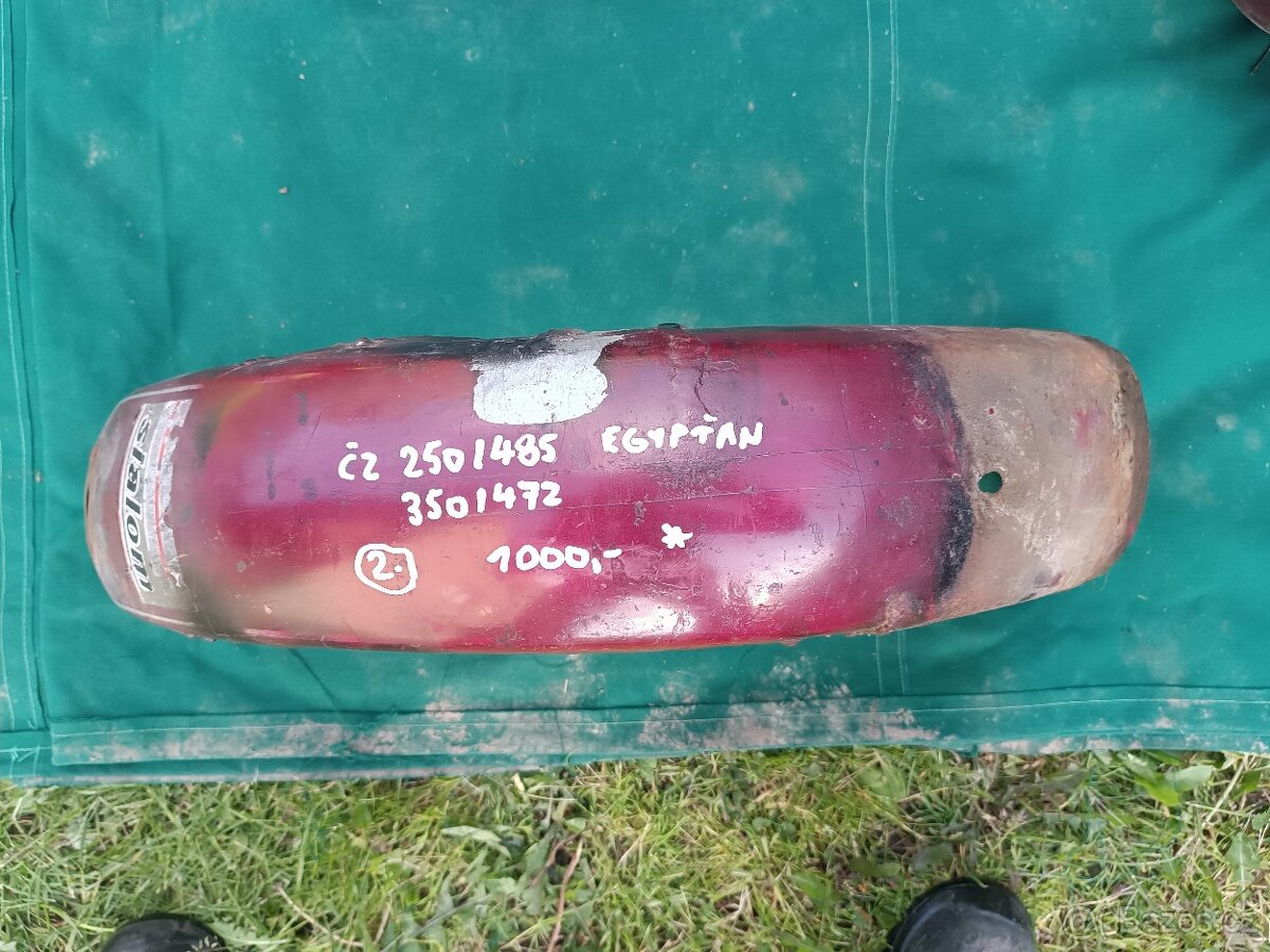 Zadní blatník Jawa kyvacka,panelka,čz,manet, Egypťan,bizon,p - 4