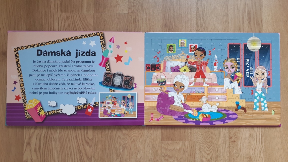 MALÉ SLEČNY, klukům vstup zakázán • KNIHA S PUZZLE - 4