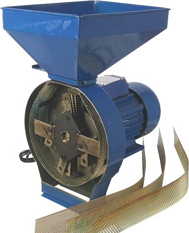 Šrotovník mlýnek DRTIČ na obilí 4500W +4 síta +sekací nože - 4