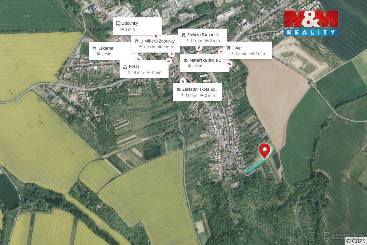 Prodej zahrady, 2257 m², Zdounky - 4