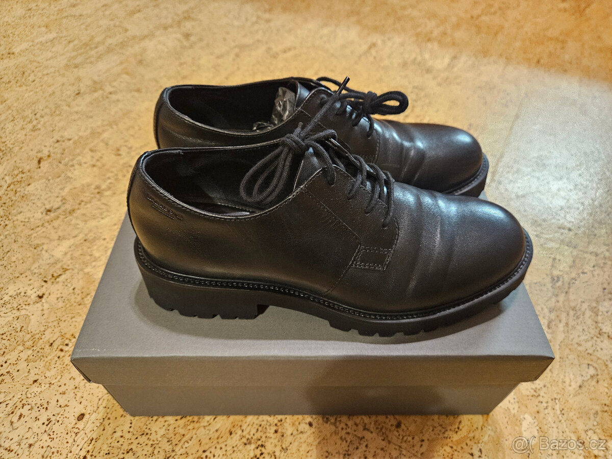 Boty VAGABOND Kenova dámské černé polobotky - 4