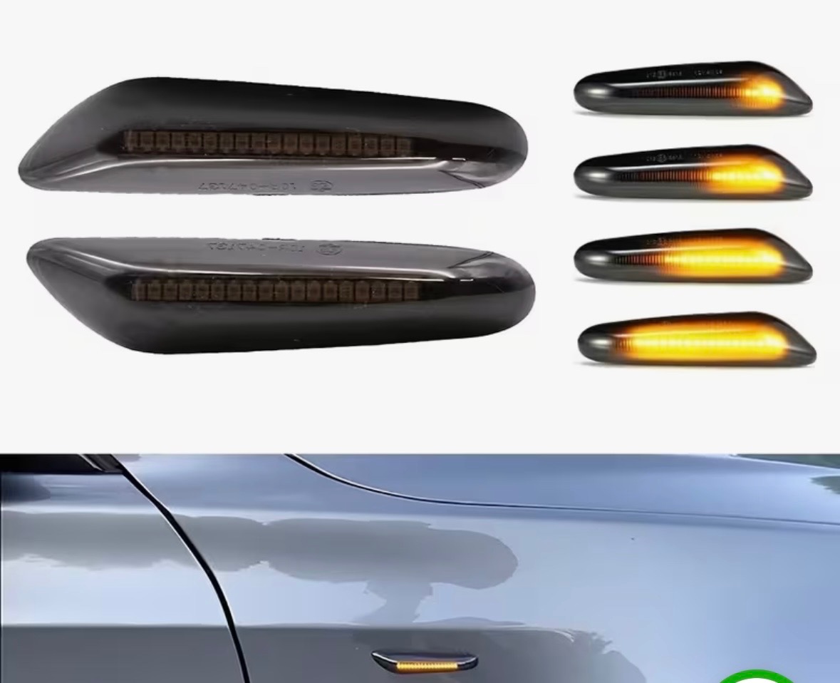 Dynamické LED boční blinkry BMW – kouřové - 4