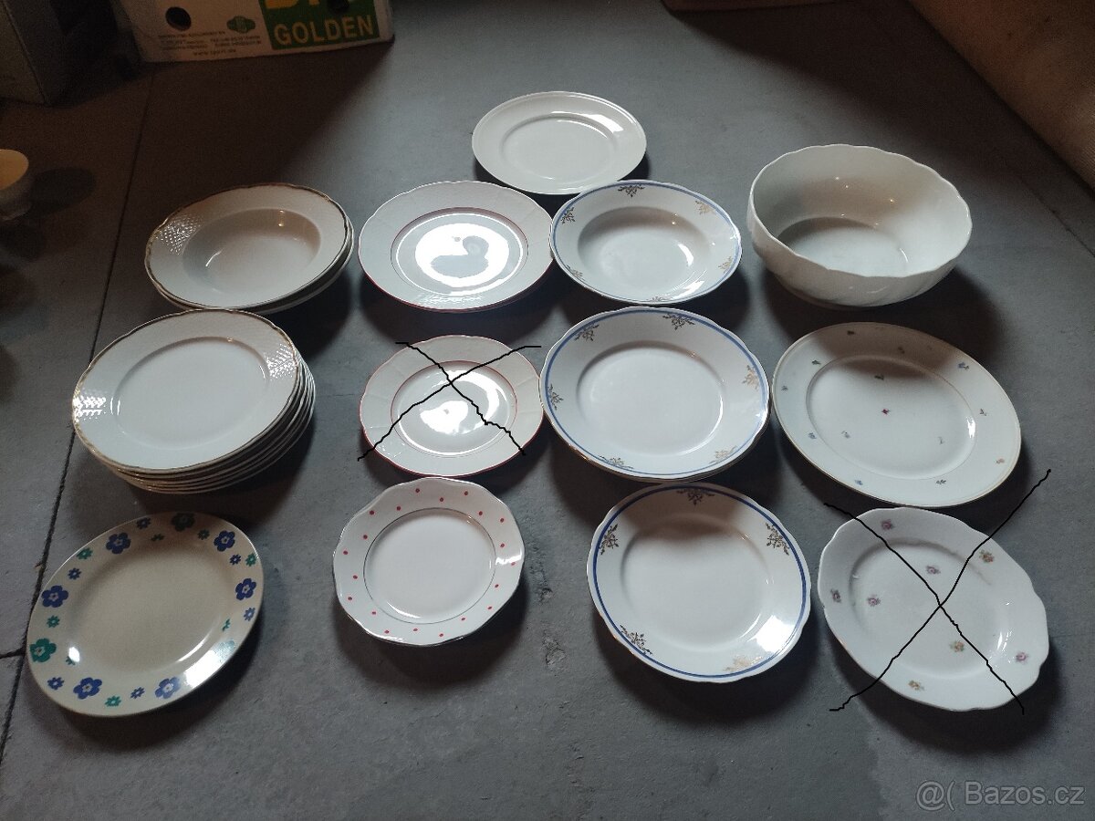 staré talíře - 4