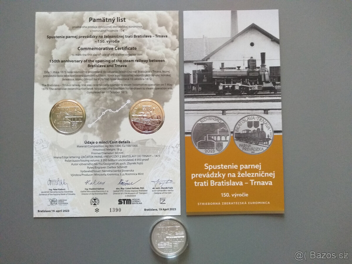 Spuštění parního provozu na železniční trati BA - TT - 4