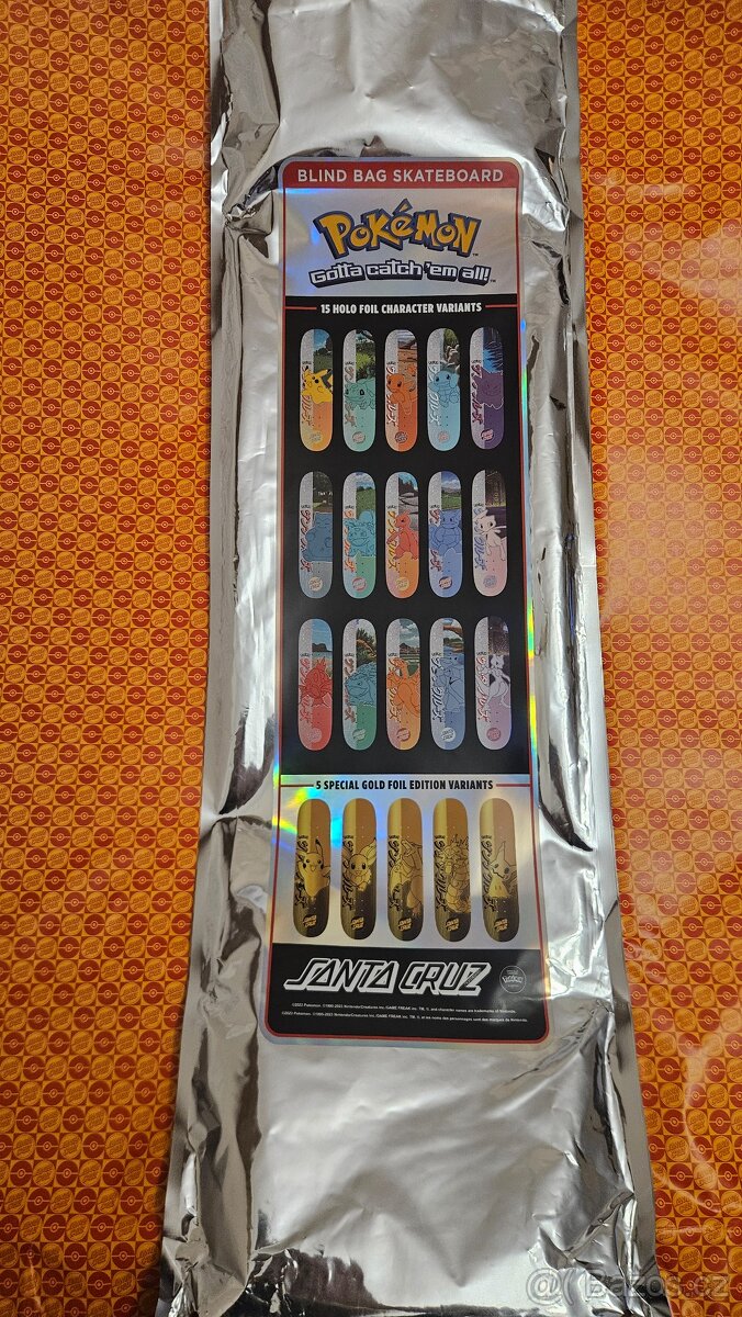 Pokemon skateboard santa cruz - 4