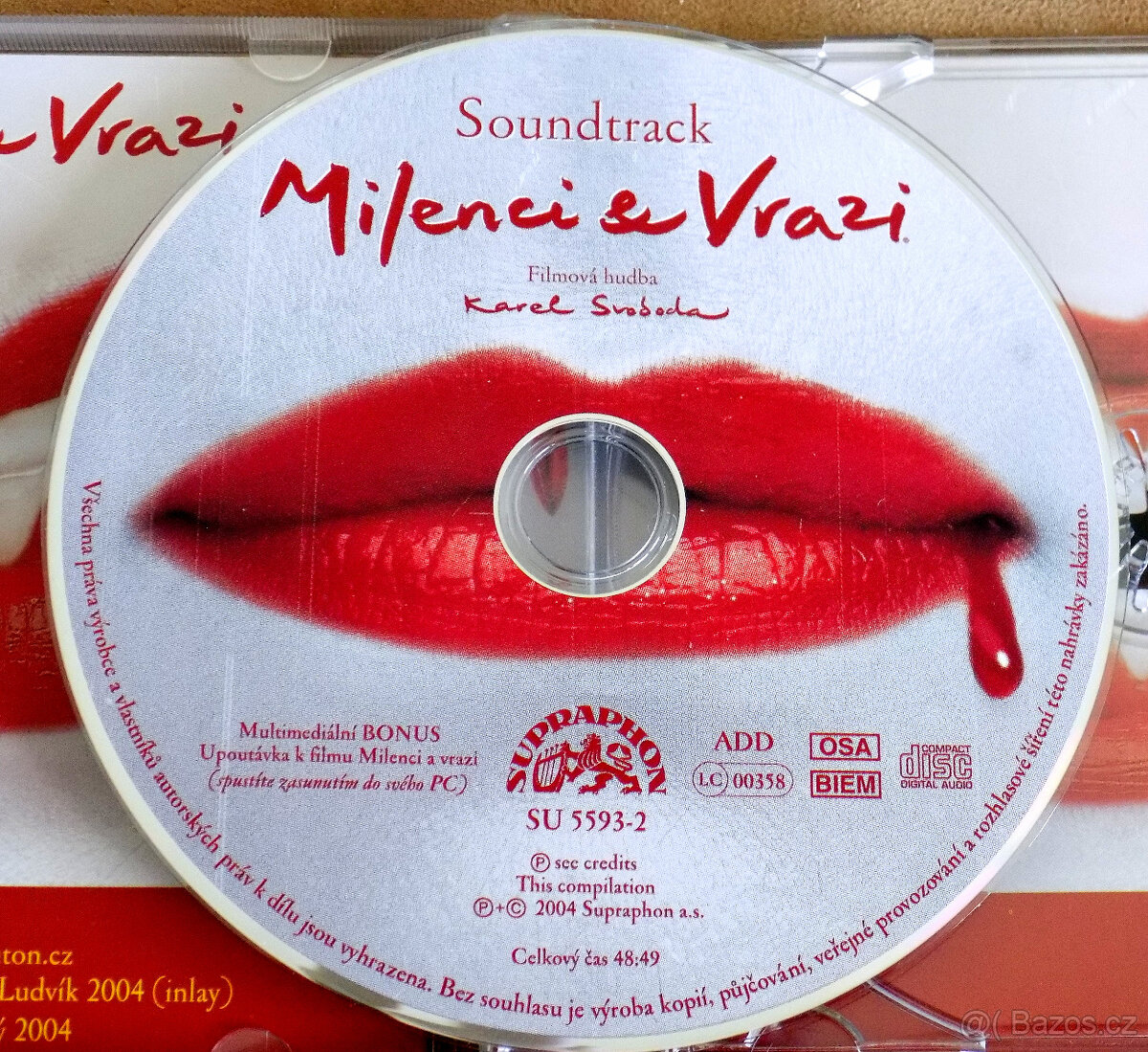 Karel Svoboda Filmová hudba, Milenci a vrazi CD - 4