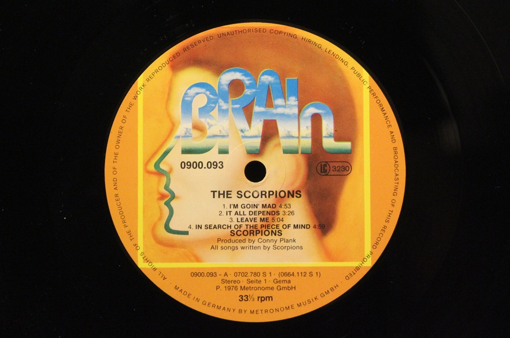 Scorpions – The Scorpions (LP, Germany 1977) - 4