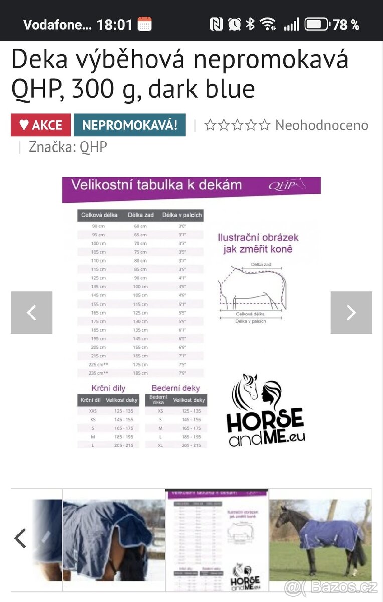 Nepromokavá deka QHP - 4