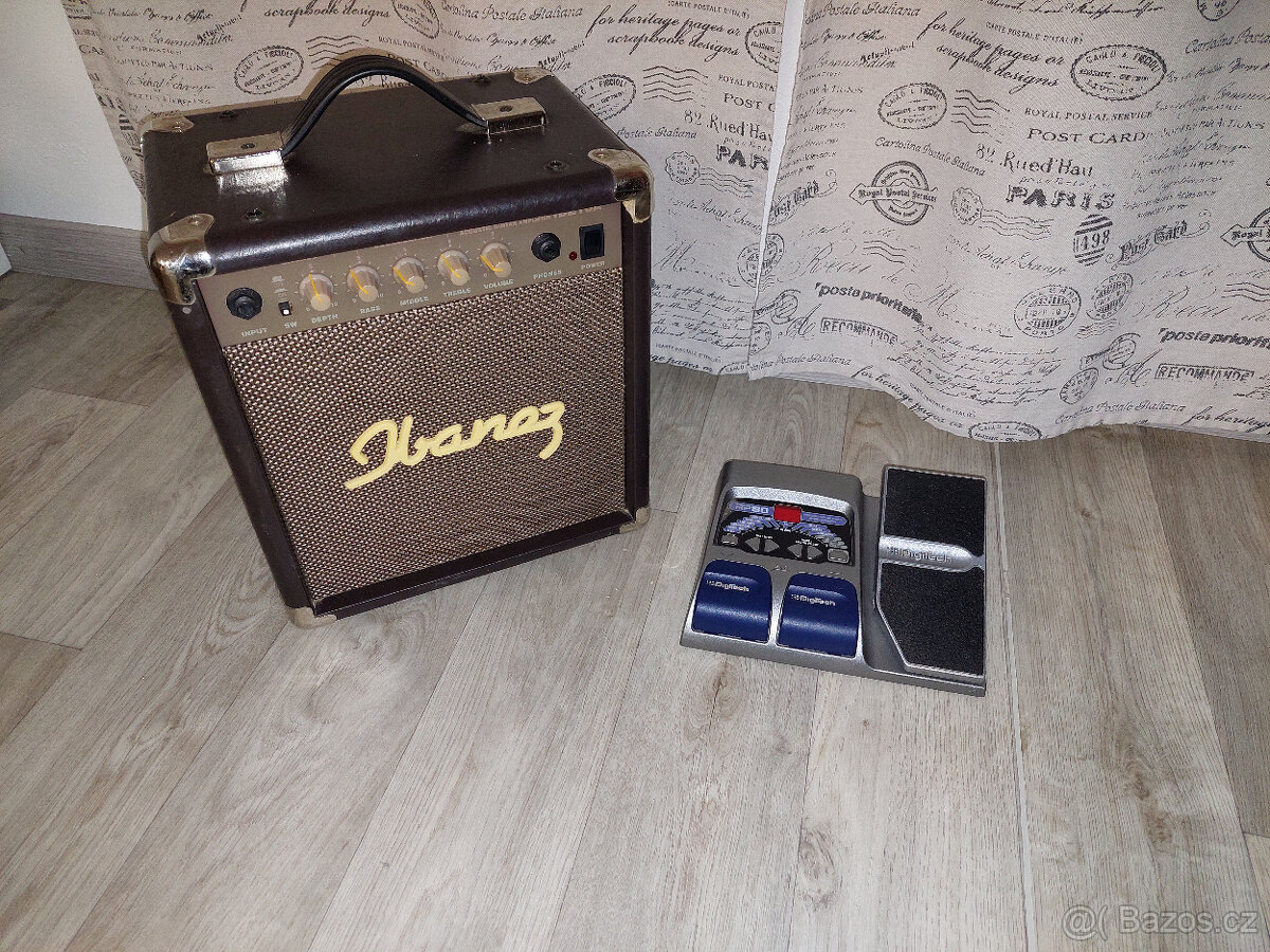 Elektrická kytara Fokus, kombo, multiefekt - 4